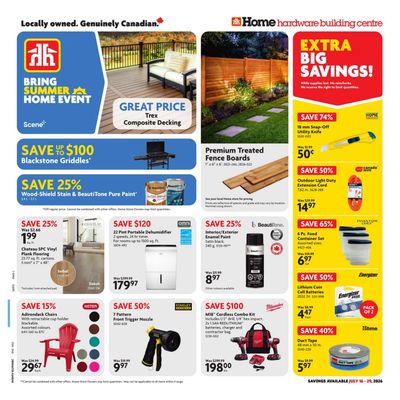 Home Hardware Building Centre (Atlantic) Flyer July 16 to 29