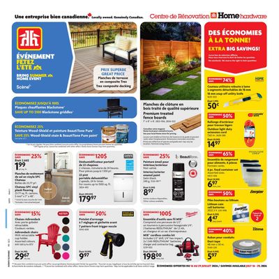 Home Hardware Building Centre (QC) Flyer July 16 to 29