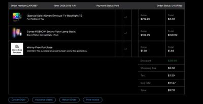 Govee: Buy one item Get one free