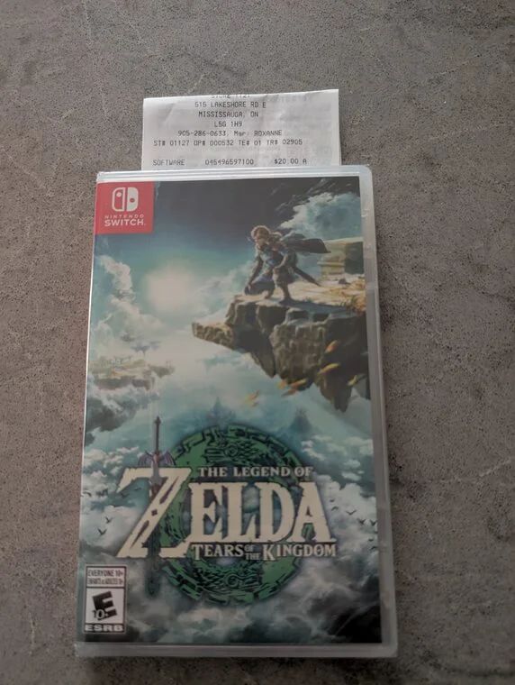 Walmart: The Legend of Zelda: Tears of the Kingdom (NSW1) - $20 - Clearance @ Port Credit