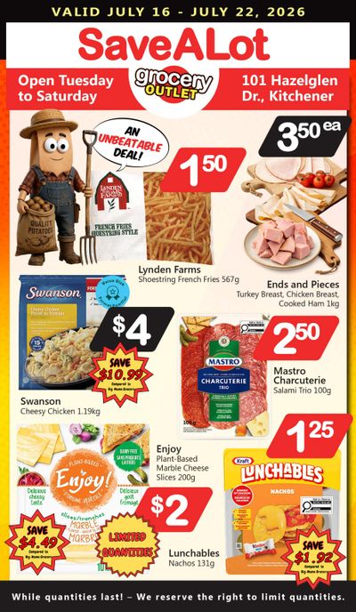 SaveALot Grocery Outlet Flyer July 16 to 22