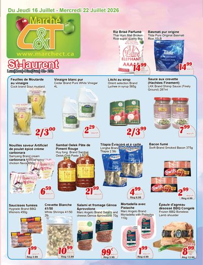 Marche C&T (St. Laurent) Flyer July 16 to 22