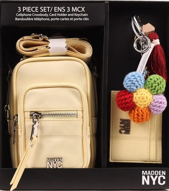 Walmart: Madden NYC 3Pc Set (Cellphone Crossbody, Card Holder and Keychain) $11.00 (reg. $29.97)