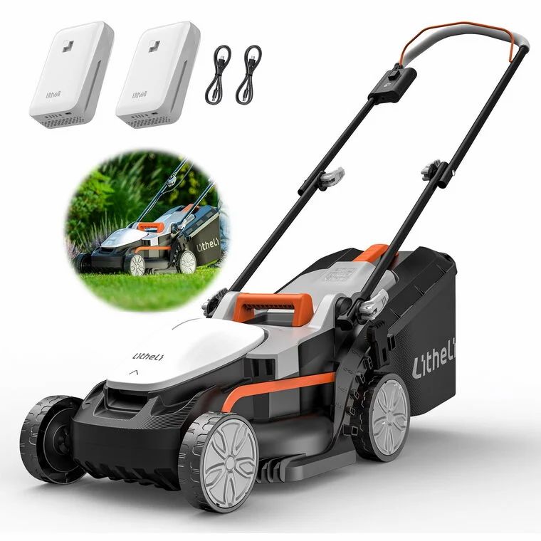Walmart: LITHELI Cordless Electric Lawn Mower 13-inch (Clearance Pricing) - U20 Series 20V with portable battery