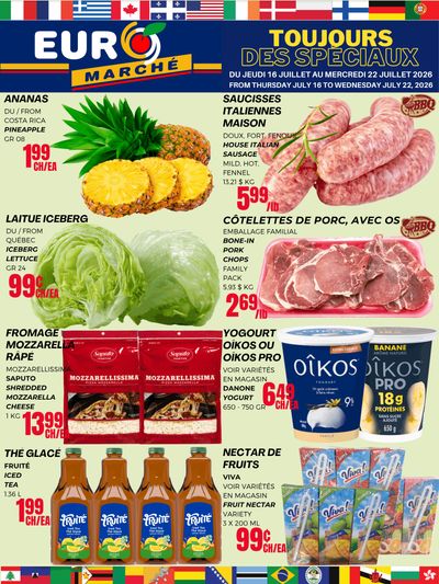 Euro Marche Flyer July 16 to 22