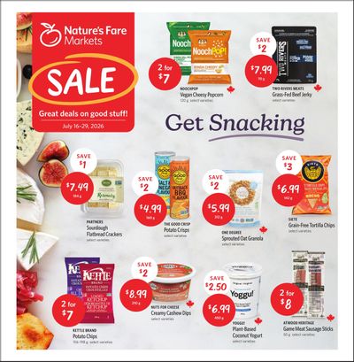 Nature's Fare Markets Flyer July 16 to 29