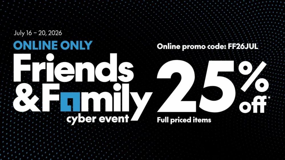 Sport Chek: Sportcheks Friends & Family Event - 4 days... ends July 19?