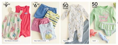 Carter’s OshKosh B’gosh Canada: Summer Clearance Event from $4.99