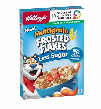 Walmart: Frosted Flakes (less sugar) .47c with printed coupon and app discount