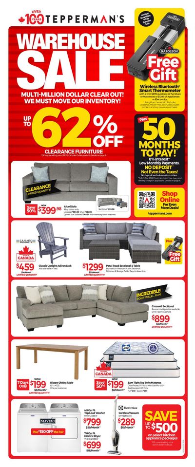 Tepperman's Flyer July 17 to 23