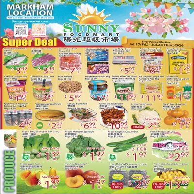 Sunny Foodmart (Markham) Flyer July 17 to 23