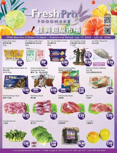 FreshPro Foodmart (Richmond Hill) Flyer July 17 to 23