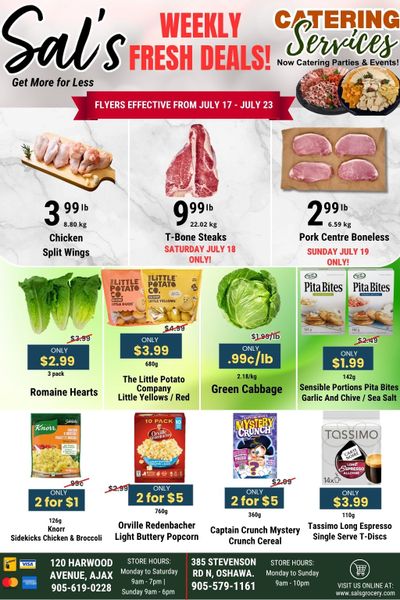 Sal's Grocery Flyer July 17 to 23