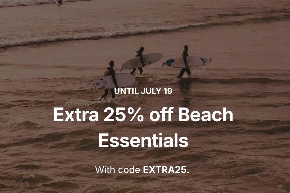 The Last Hunt: Extra 25% Off on Beach Essentials