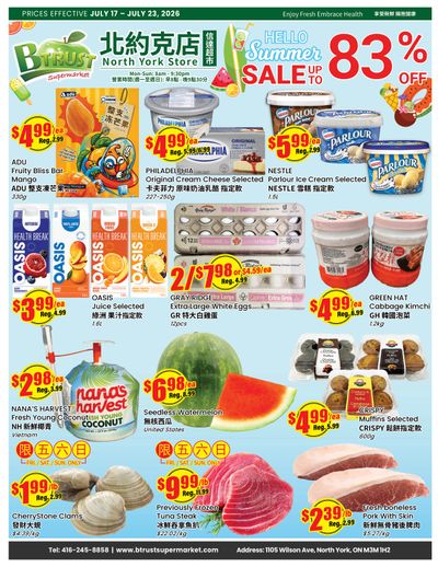 Btrust Supermarket (North York) Flyer July 17 to 23