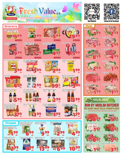Fresh Value (Etobicoke) Flyer July 17 to 23