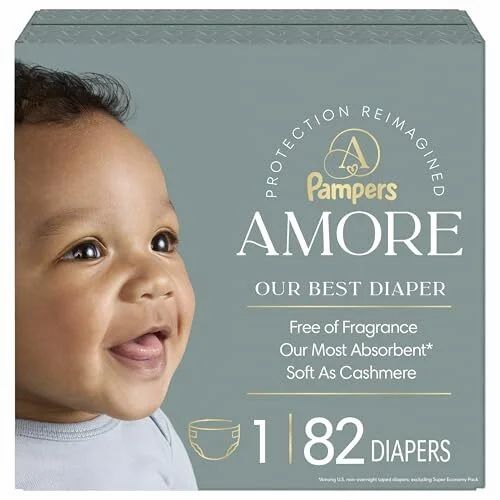 Amazon.ca: Pampers Amore Diapers Size 0-6 $13.18