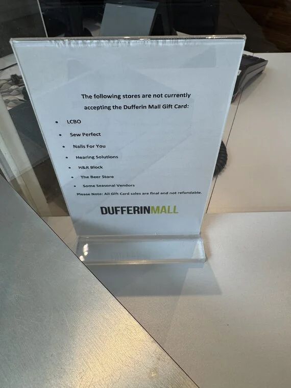 Dufferin Mall - free pass to The Ex (CNE) w $125 gift card purchase