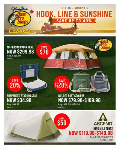 Cabela's Flyer July 16 to August 5