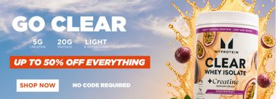 MyProtein Canada: Save up to 50% on Everything