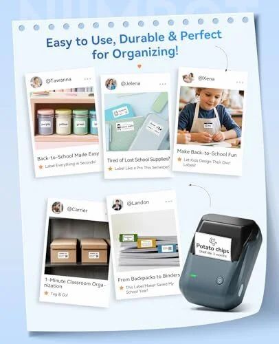 Amazon.ca: NIIMBOT B1 Label Maker Machine + Tape $19.99 (was. $39.99)
