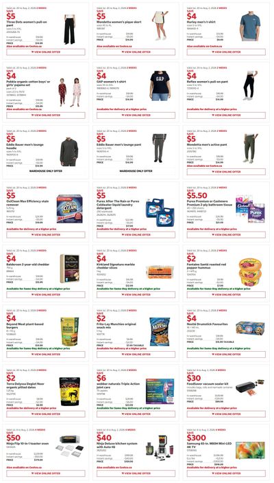 Costco (QC) Warehouse Offers July 20 to August 2