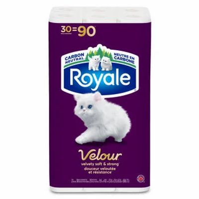Staples: Royale Velour Toilet Paper (30 Rolls) - $15.66/pack when you buy 6 (using coupon: 86949)