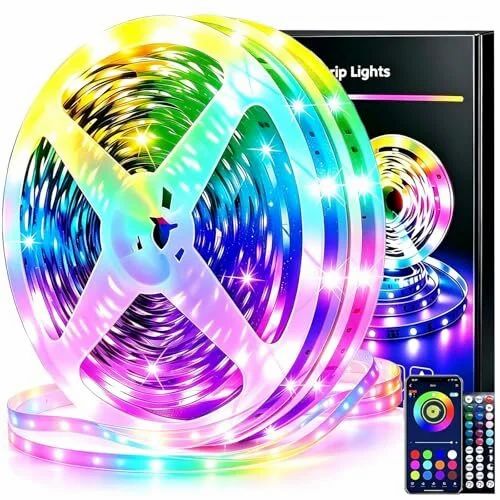 Amazon.ca: Smart LED Strip 100ft(2 Rolls of 50ft) - $14.84