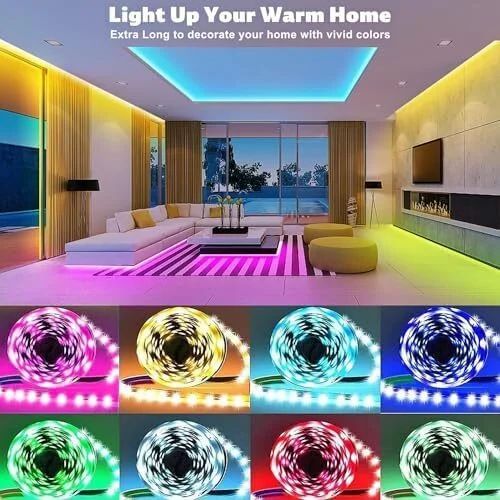 Amazon.ca: Smart LED Strip 100ft(2 Rolls of 50ft) - $14.84