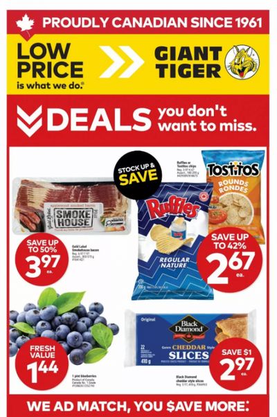 Giant Tiger Canada Flyer Deals July 22nd – 28th