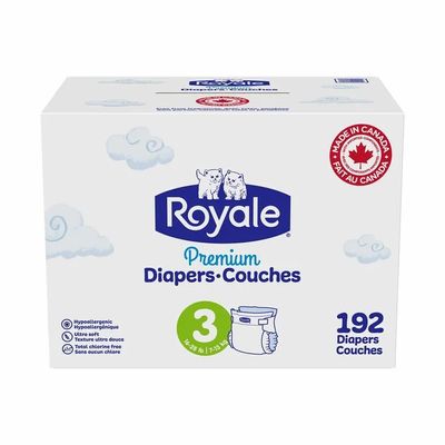 Costco: MADE IN CANADA Royale Diapers (size 3-6)