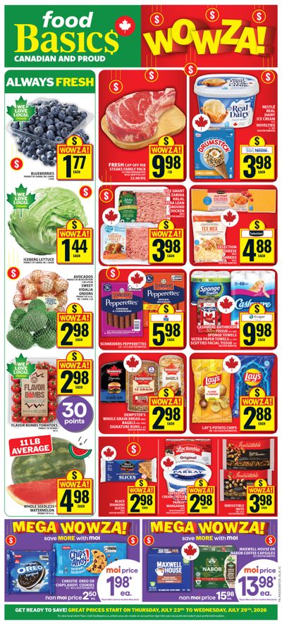 Food Basics Flyer July 23 to 29