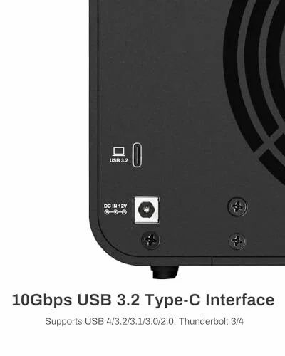 Amazon.ca: TERRAMASTER D4-320 External Hard Drive Enclosure (DAS) - 4bay Drive USB3.2/10Gbps Type-C USB Storage Hot Swap