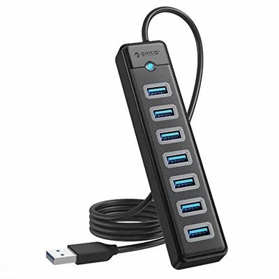 Amazon.ca: ORICO 7-Port USB Hub 3.0 with 3.28ft Extension Cable