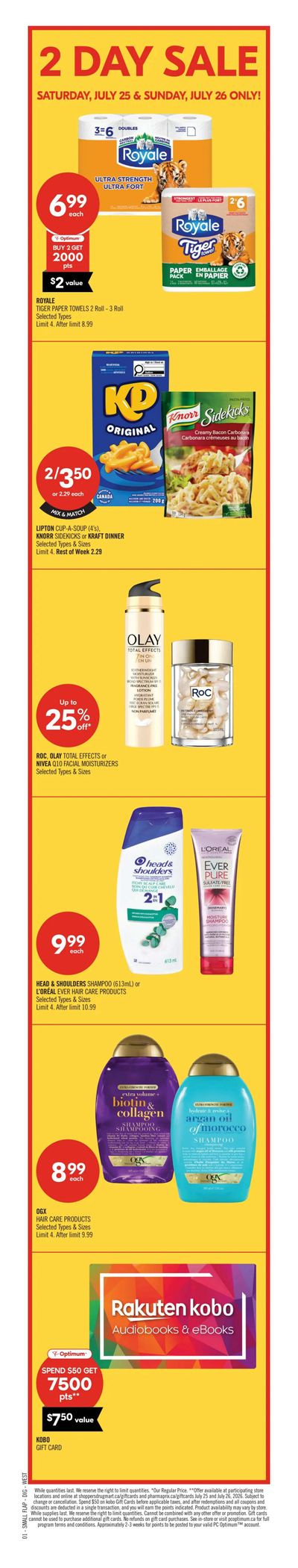 Shoppers Drug Mart (West) Flyer July 25 to 30