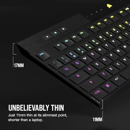 Amazon.ca: Corsair K100 AIR Wireless RGB Mechanical Gaming Keyboard - Cherry MX Ultra Low Profile Key switches @ $149.99
