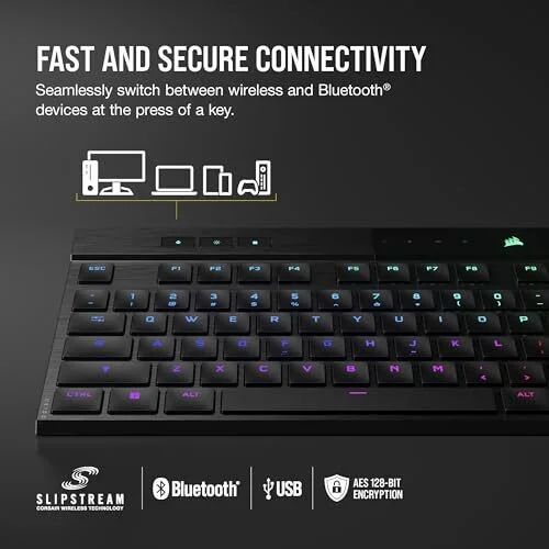 Amazon.ca: Corsair K100 AIR Wireless RGB Mechanical Gaming Keyboard - Cherry MX Ultra Low Profile Key switches @ $149.99