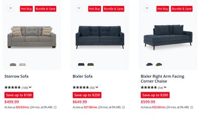 Ashley HomeStore Canada Boxing Day in July: up to $1600 off Hot Buys + Bundle & Save up to $500