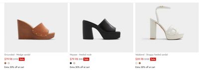 Aldo Canada: End of Season Sale up to 70% off + Extra 30% off Women’s Sale Sandals