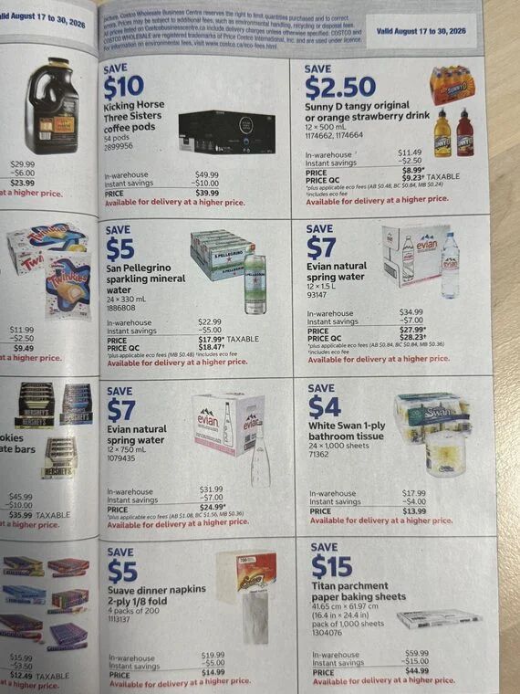 Costco Business Centre Flyer August 3 - 30