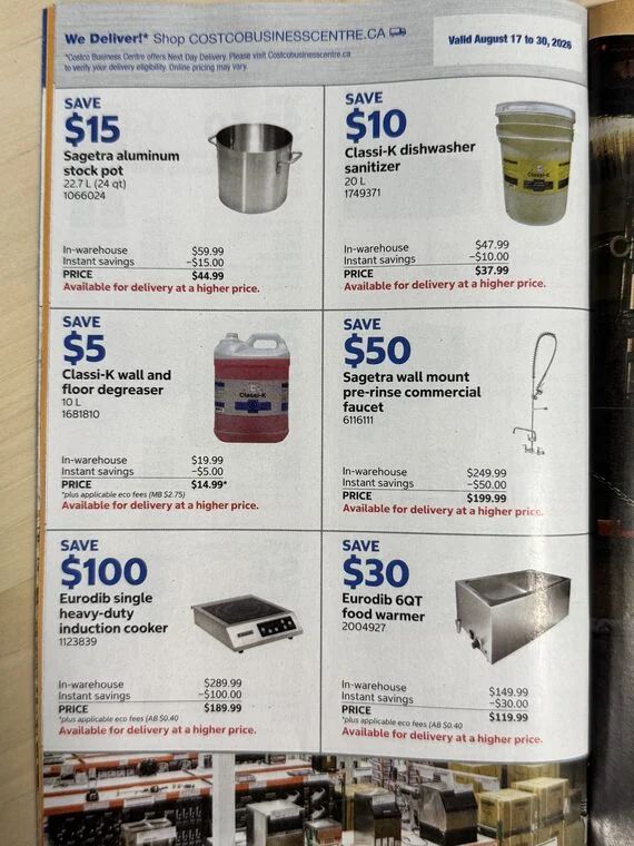 Costco Business Centre Flyer August 3 - 30