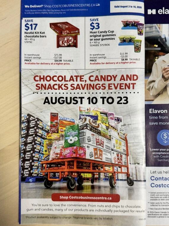 Costco Business Centre Flyer August 3 - 30