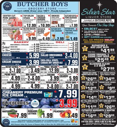 Butcher Boys Grocery Store Flyer July 24 to August 3