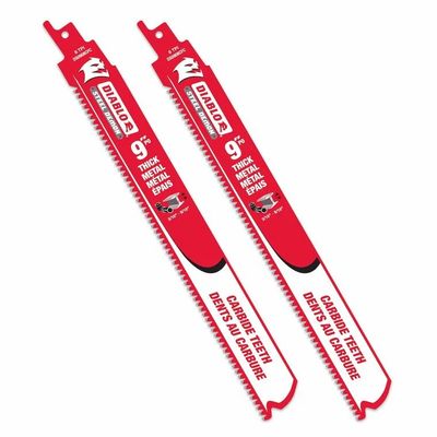 Home Depot: Diablo Steel Demon 9-inch 8 TPI Carbide Reciprocating Saw Blades, 2-pack, 9.21 liquidation YMMV