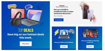 Best Buy Canada: Save up to $350 on Select Laptops + Top Deals + Back To School Deals