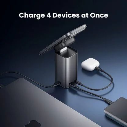 SHARGE: StandMag 15000 Power Bank (115W, Qi2, 3 Ports) $29.9 USD