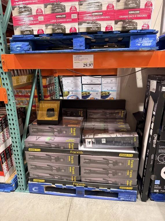 Costco: Fanttik Laser Level $29.97 ($70 OFF) - IN-STORE DOWNTOWN VANCOUVER