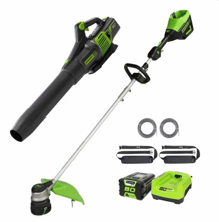 Costco: GREENWORKS BRUSHLESS BLOWER + 16" STRING TRIMMER + 2.0AH Battery $239.99