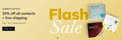 Clearly Canada Summer Sale + Special Offers: Save up to 60% off Prescription Glasses + 40% off All lenses + An Extra 10% off