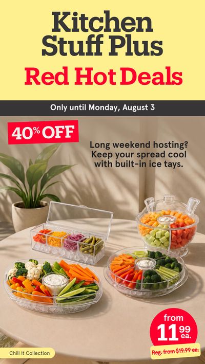 Kitchen Stuff Plus Red Hot Deals Flyer July 27 to August 3